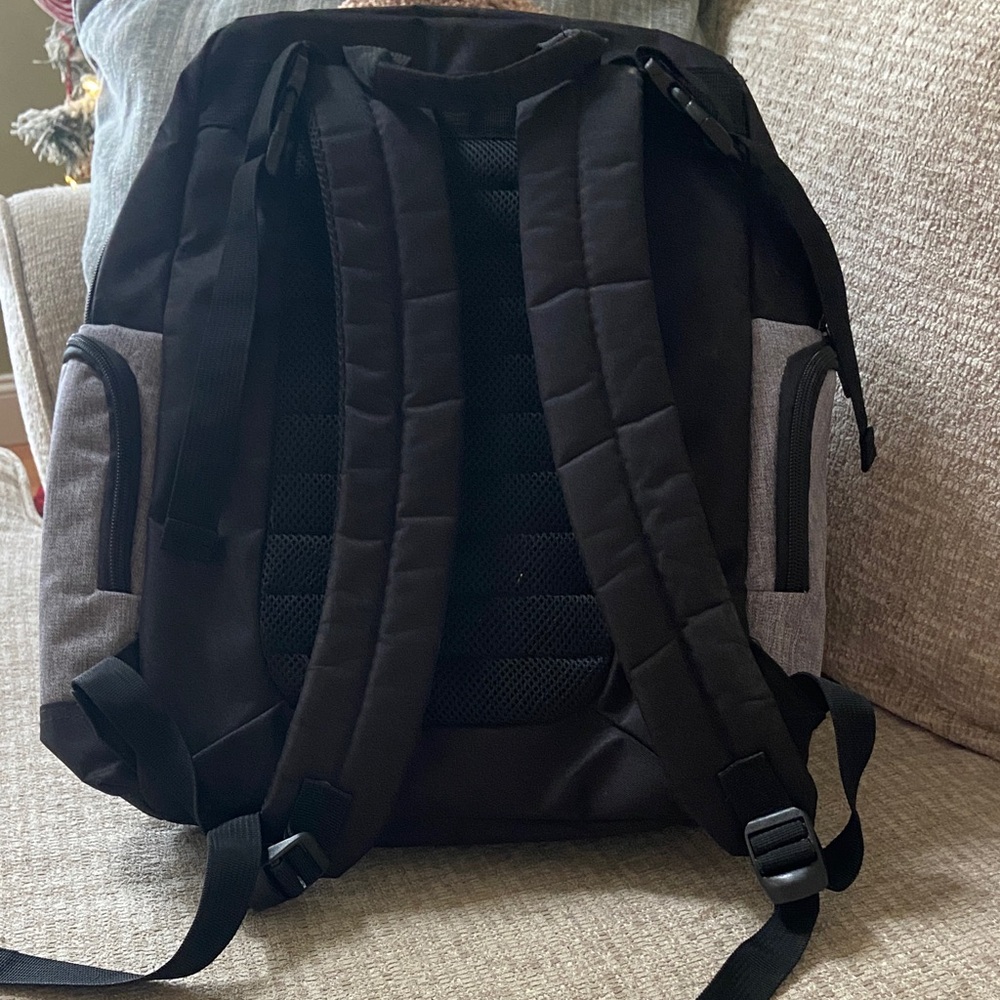 Eddie Bauer Black and Gray Diaper Bag - Picture 3 of 3